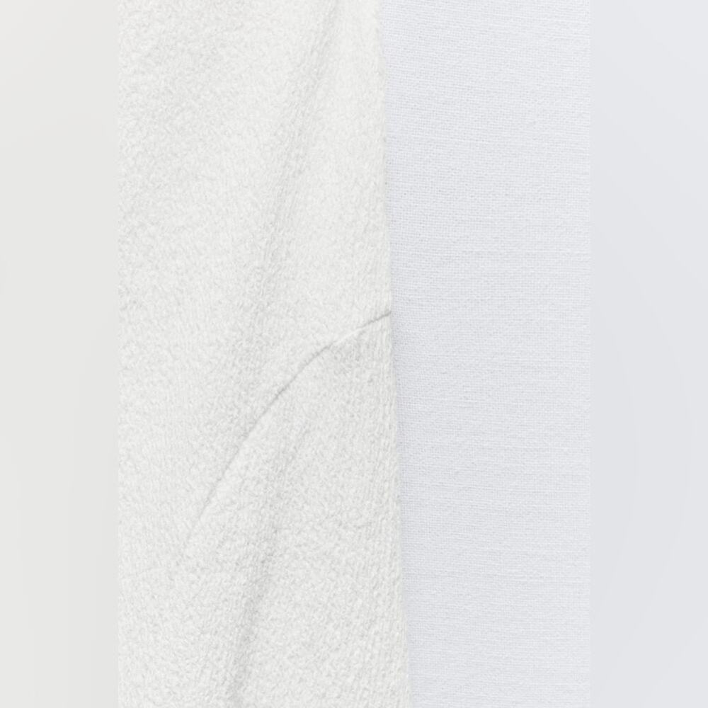 Zara ASYMMETRICAL SKIRT IN RIBBED FABRIC - Picture 9 of 15